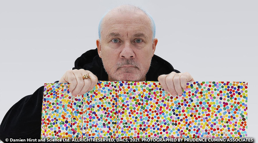 «Mi fe en el arte es casi religiosa»: Damien Hirst