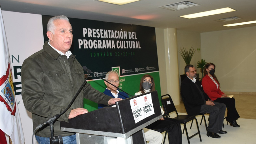 Presenta alcalde de Torreón el Plan Municipal de Cultura