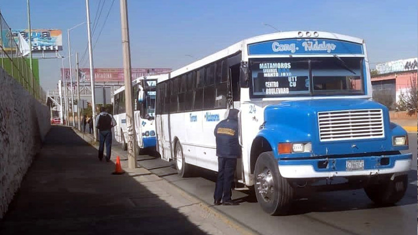 Municipio deTorreón verifica protocolos COVD en transporte público