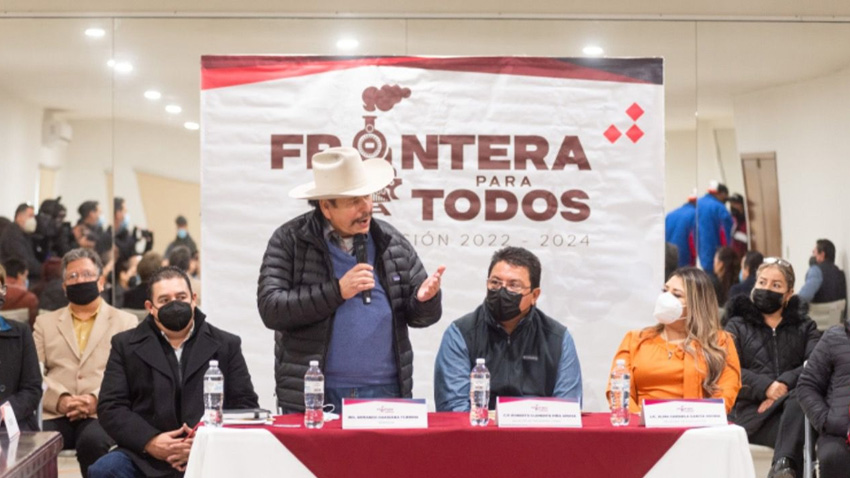 Roberto Piña transformará Frontera con sentido humano: Guadiana