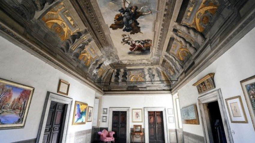 Con un mural de Caravaggio, la histórica Villa Boncompagni Ludovisi