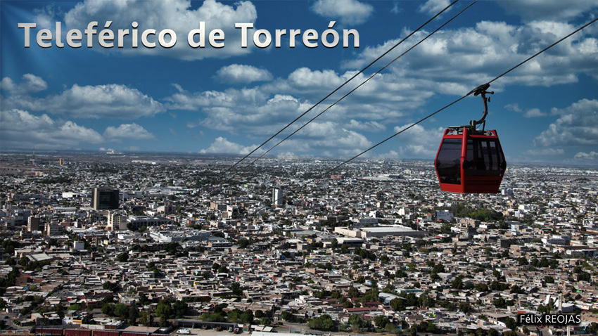 Vista de la Comarca lagunera desde el Teleférico de Torreón…