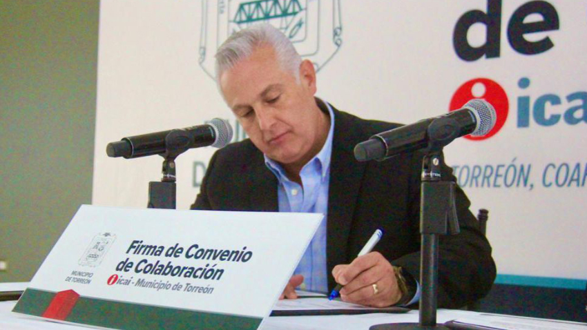 Torreón fortalece la transparencia: firma convenio con el ICAI