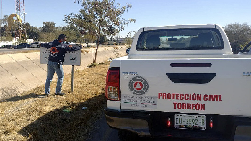 <strong>PC de Torreón, vigila ante apertura de la Presa Francisco Zarco</strong>