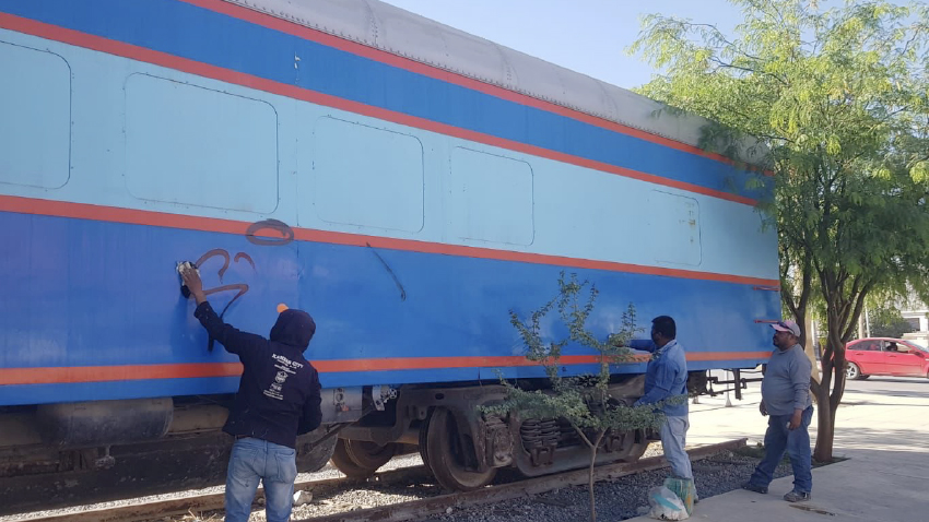 <strong>Reparan daños provocados por actos vandálicos en vagón de la Línea Verde</strong>