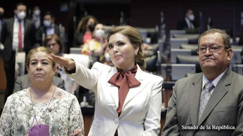 Ride protesta Mónica Montero suplente de la Senadora Eva Galaz