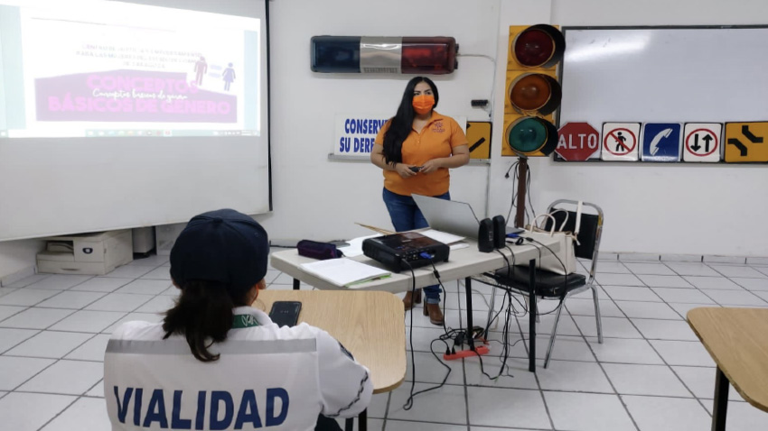 <strong>Forman la unidad del Grupo Naranja en el área de Tránsito y Vialidad</strong>