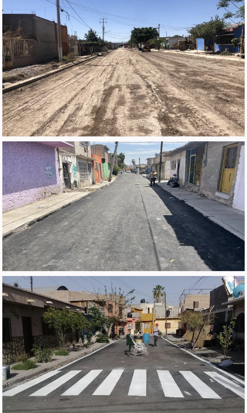 Obras Públicas de Torreón continúa con trabajos de Pavimentación