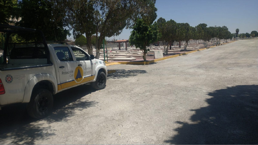 <strong>Protección Civil pone especial atención en panteón Jardines del Carmen</strong>