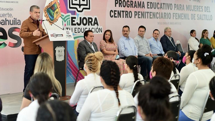 Hoy damos un nuevo paso al Programa Educativo para centros penitenciarios femeniles, gobernador