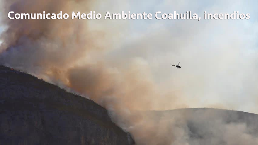 COMUNICADO MEDIO AMBIENTE, INCENDIOS