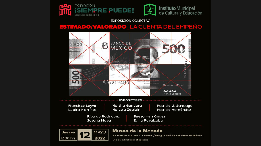 La exposición colectiva “Estimado/valorado_la cuenta del empeño” será inaugurada en el Museo de la Moneda