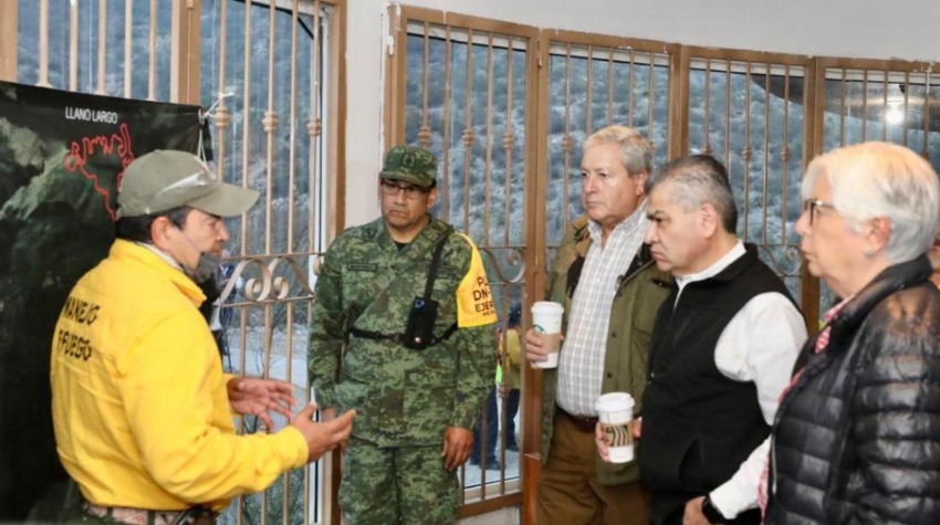 <strong>Supervisan Chema Fraustro y MARS acciones contra el fuego en Zapalinamé</strong>