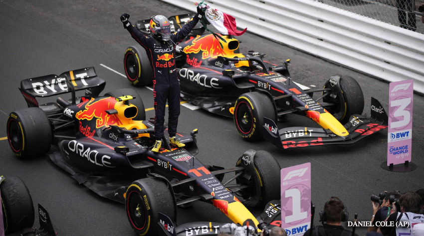 Gran Premio de Mónaco, Sergio “Checo” Pérez (Red Bull) logró un histórico triunfo en el circuito callejero de Montecarlo.