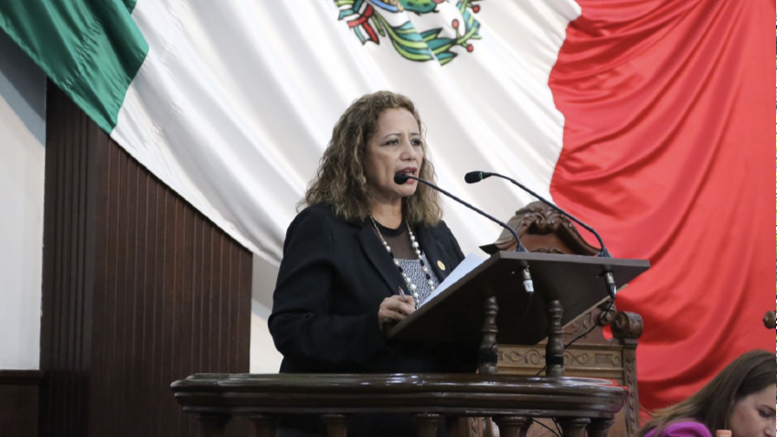 <strong>Diputada pide equidad recursos para la infraestructura de los municipios del Estado, Laura Francisca Aguilar.</strong>