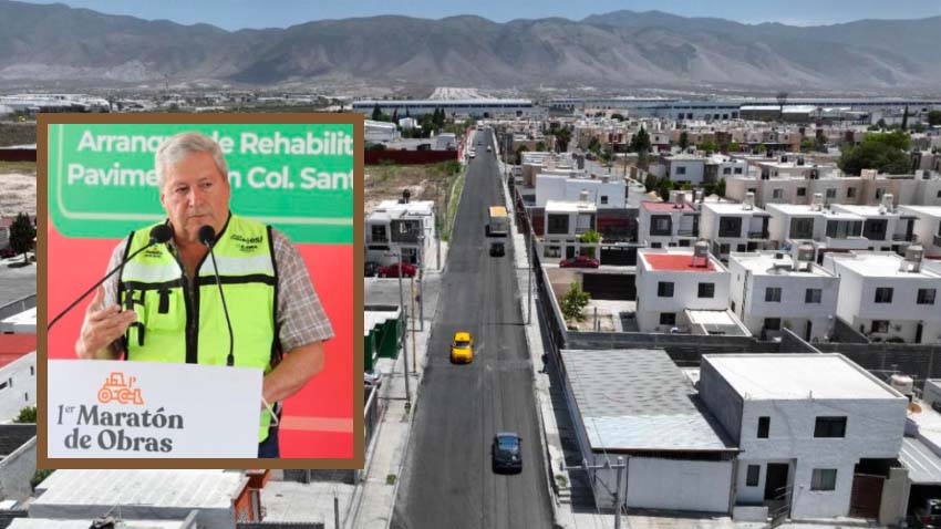 <strong>Concluye Gobierno de Saltillo pavimentación de la calle Santa Gertrudis</strong>