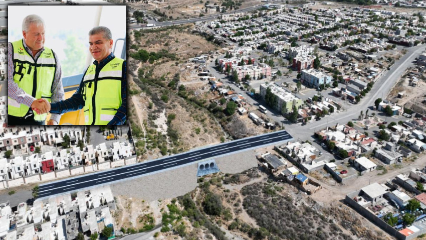 <strong>Arrancan Chema Fraustro y MARS construcción de puente vehicular</strong>