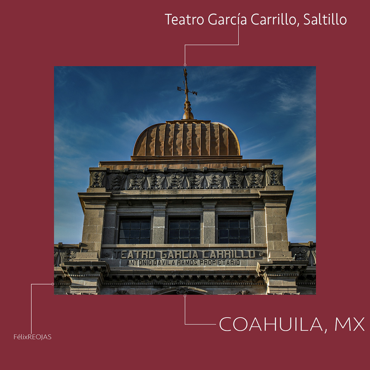 Teatro García Carrillo. En su auge, lució elegante e imponente, contaba con la tecnología más avanzada para la época.