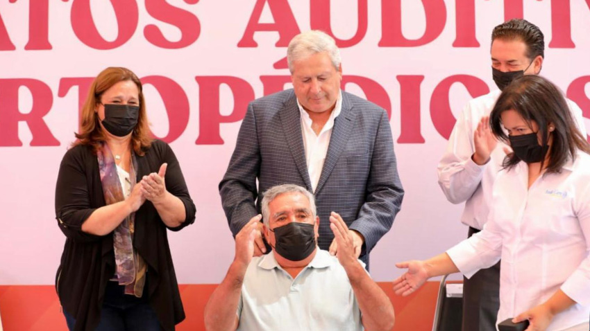 <strong>Entrega Gobierno de Saltillo aparatos auditivos y ortopédicos</strong>