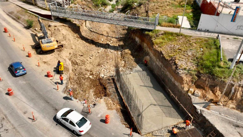 <strong>Avanza construcción del sistema pluvial Otilio.- Chema Fraustro</strong>