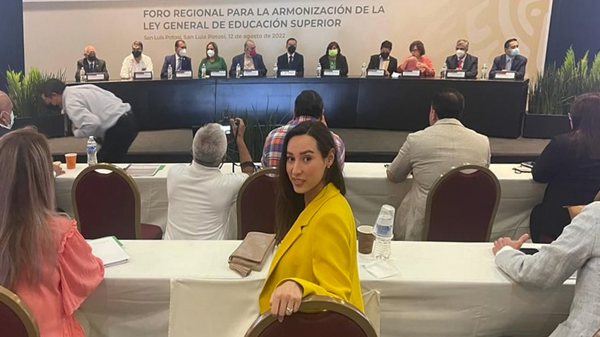 Participa Lizbeth Ogazón en foro, para armonización de la ley General de educación superior.