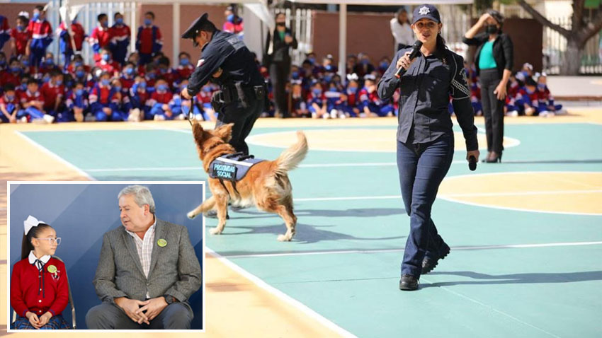 <strong>Trabaja gobierno de Chema Fraustro por la seguridad desde las escuelas</strong>