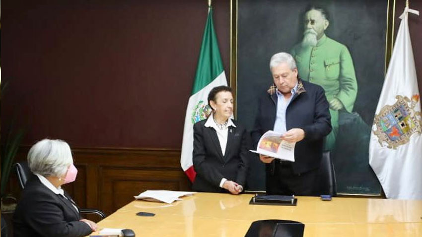 <strong>Presentan a Chema Fraustro Informe de Resultados de la Feria Saltillo 2022</strong>