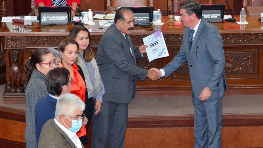 <strong>Recibe Congreso de Coahuila informe anual de la Comisión de Derechos Humanos del Estado</strong>