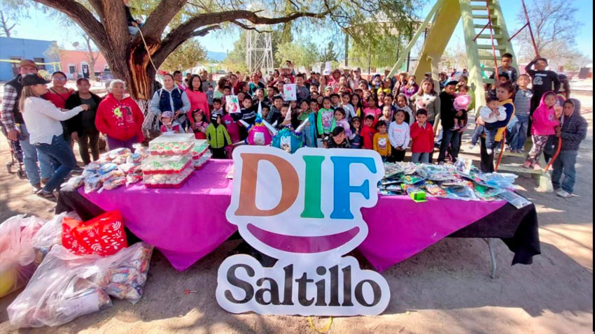 <strong>Llevan Gobierno Municipal y DIF Saltillo alegría a zonas rurales</strong>