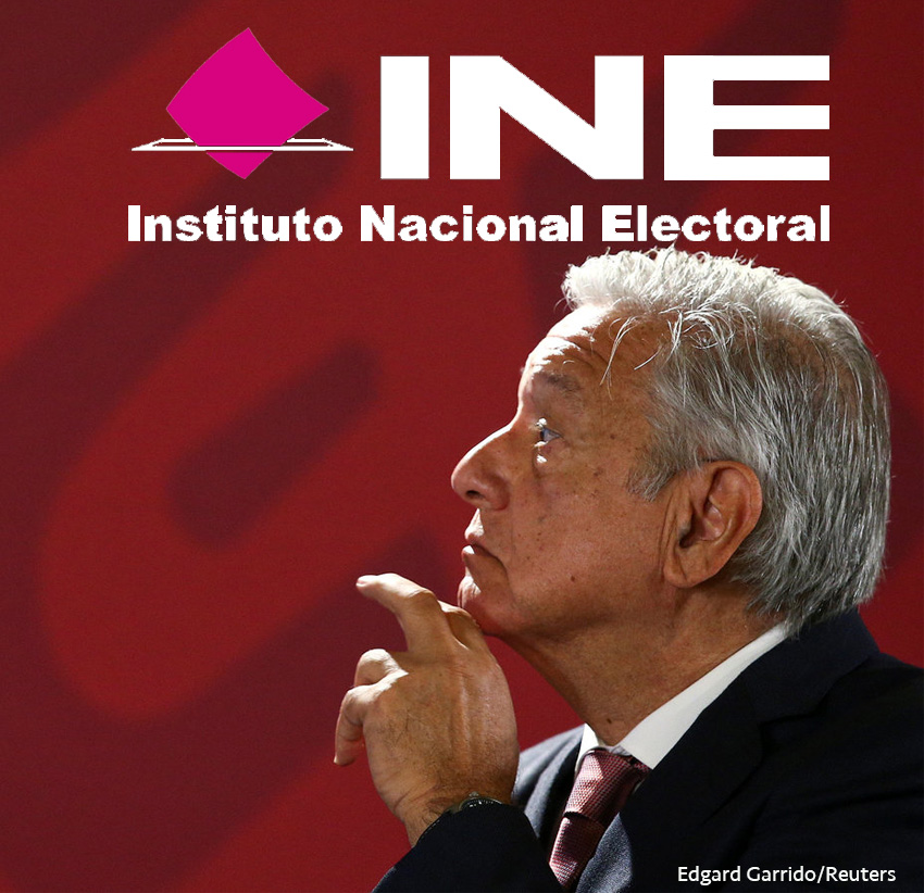 Al descalificar al INE, AMLO descalifica su victoria de 2018
