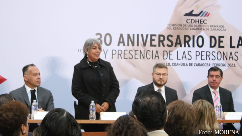 Asiste la diputada Teresa Meraz al 30 Aniversario de la CDHEC