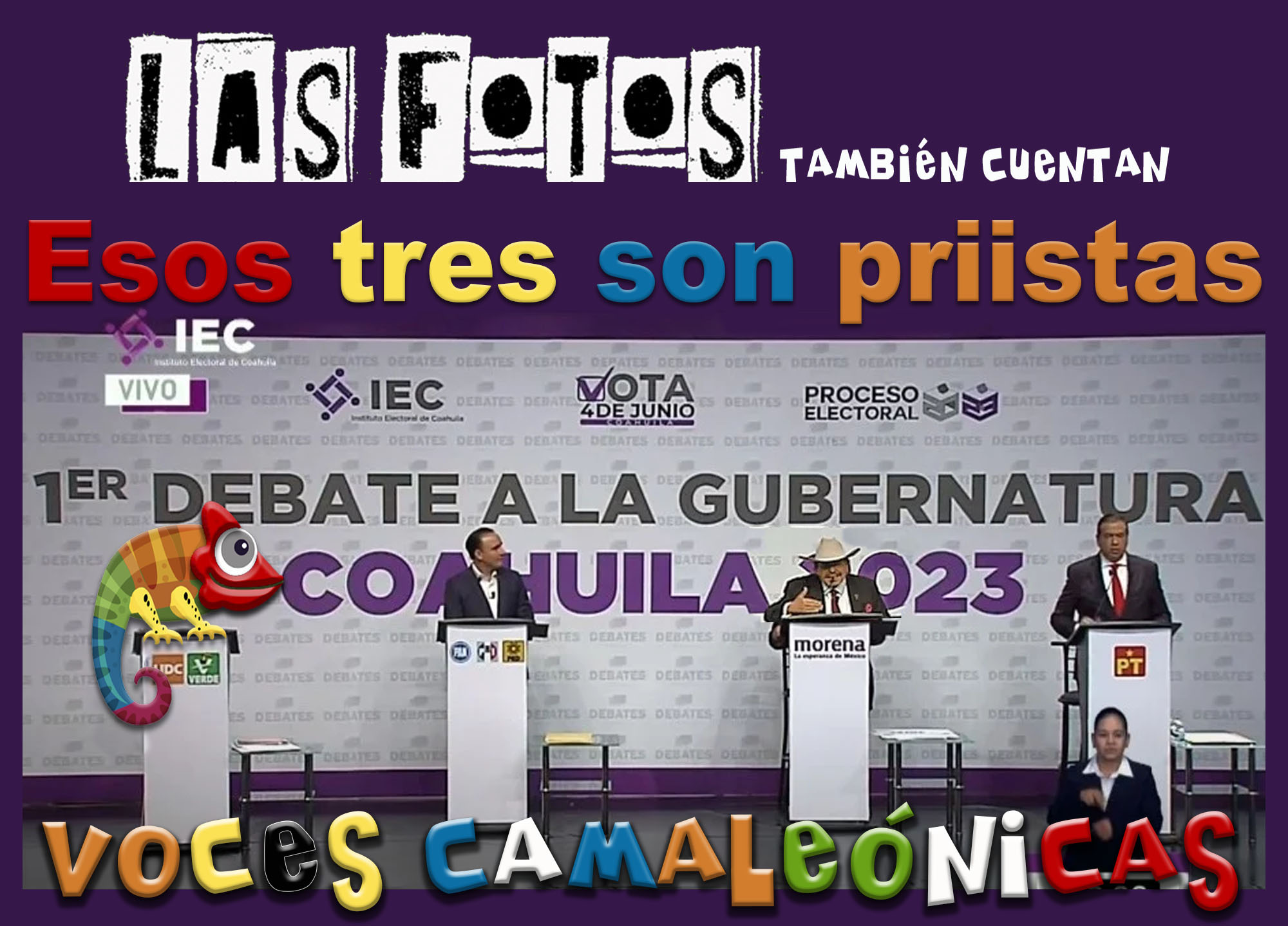 voces camaleónicas…