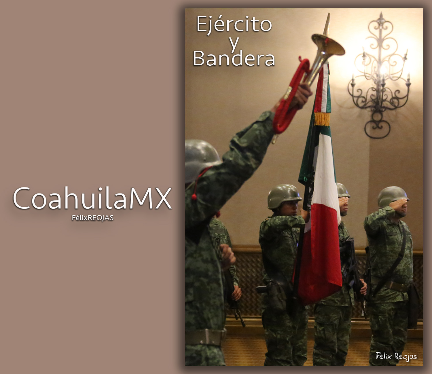 Ejército y bandera de México