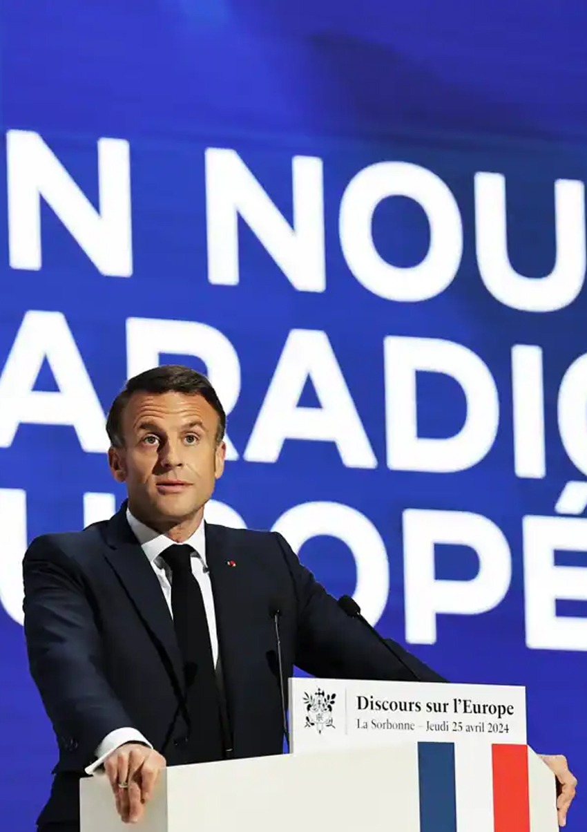 Macron: «Europa puede morir si no tomamos las medidas militares, económicas y culturales necesarias»