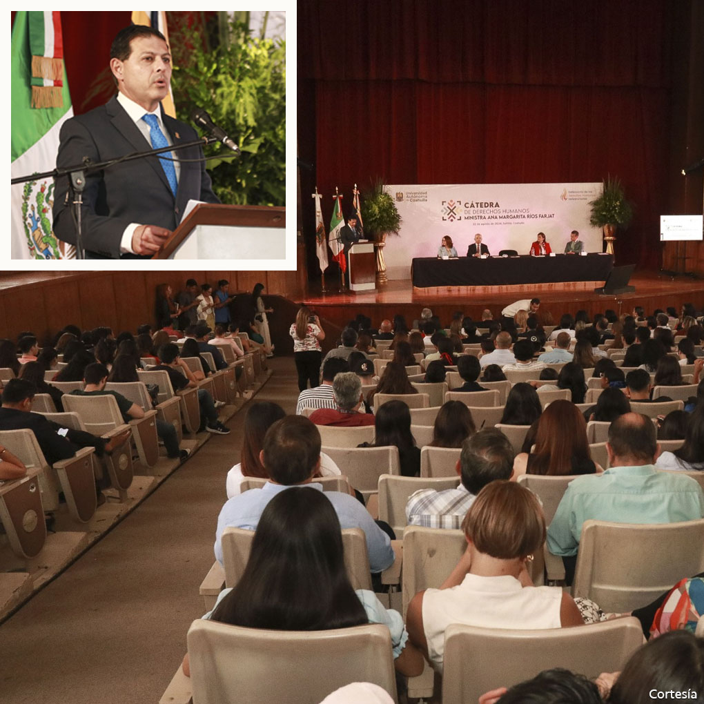 Inauguran en la UAdeC las Actividades de la “Cátedra de Derechos Humanos Ministra Ana Margarita Ríos Farjat” 2024-2025