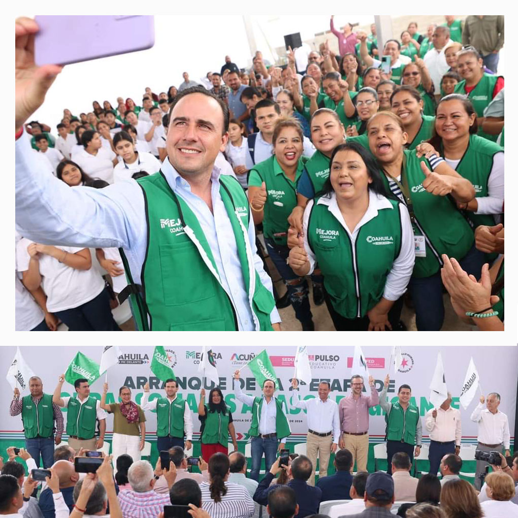 ARRANCA MANOLO 200 OBRAS SOCIALES MÁS EN COAHUILA