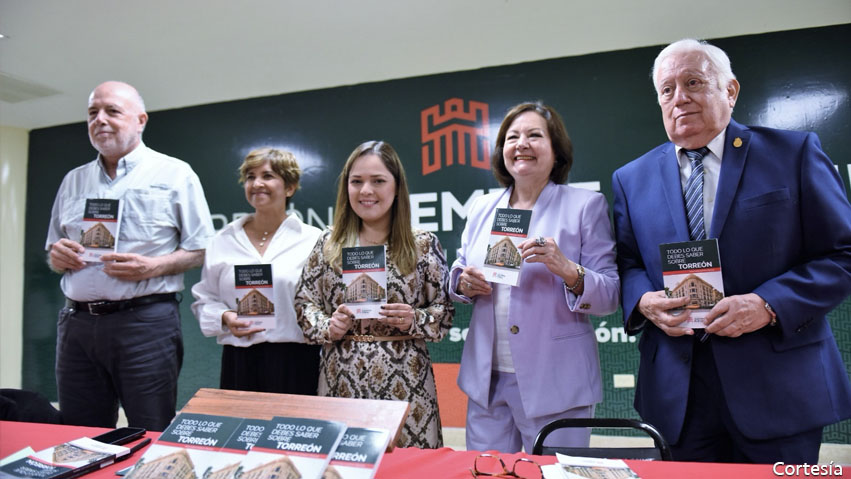 Presentan libro “Todo lo que debes de saber de Torreón” 