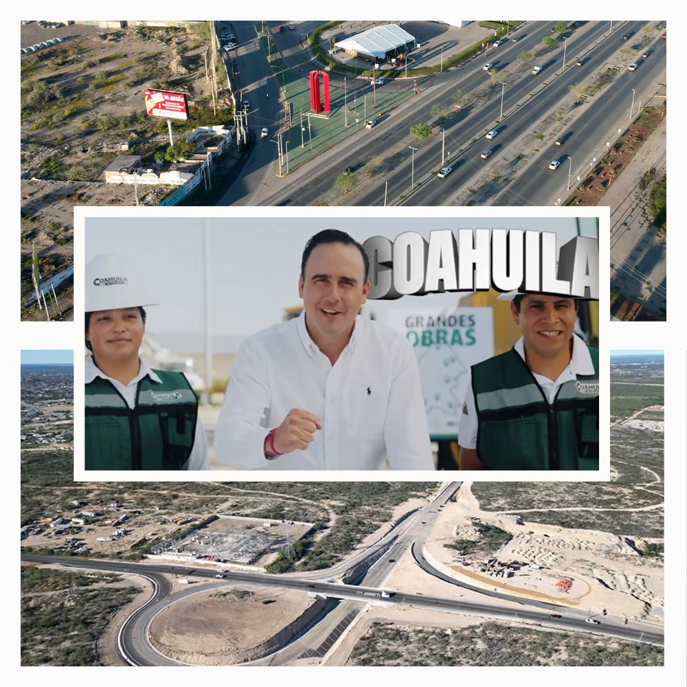 Con grandes obras Coahuila tiene rumbo: Manolo