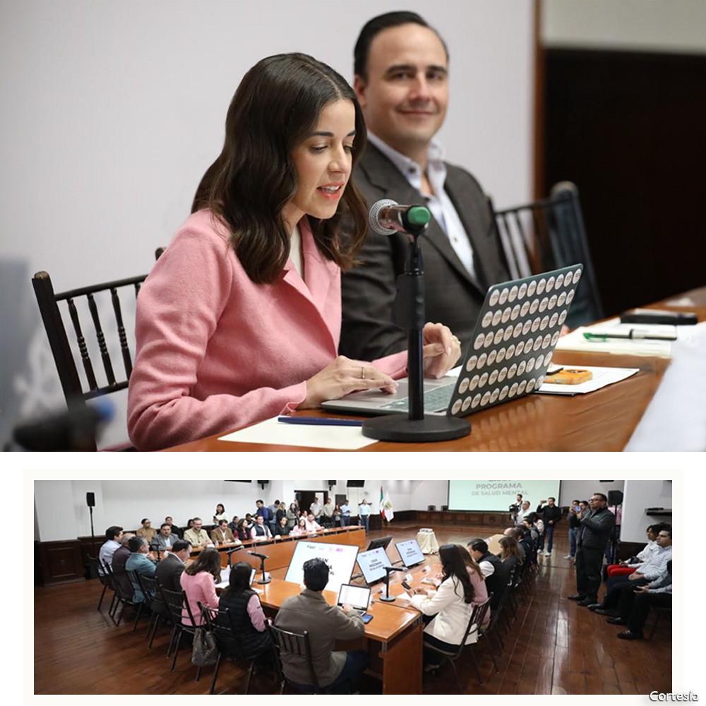 Manolo Jiménez y su esposa Paola Rodríguez, muestran avance y proyección en atención a la Salud Mental