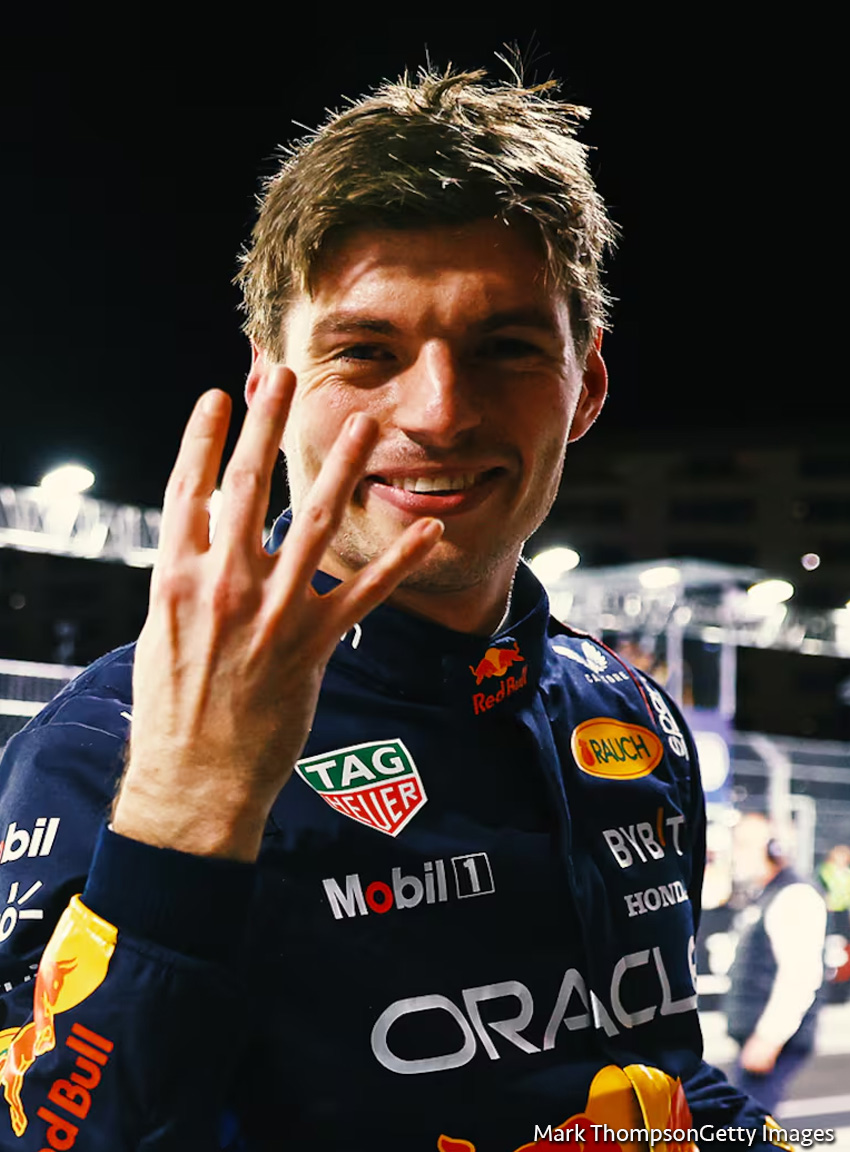 Max Verstappen se corona campeón de Fórmula 1 por cuarta vez consecutiva