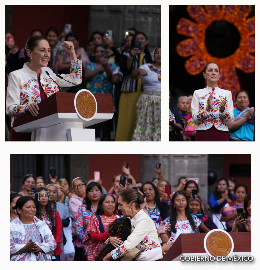 Presidenta Claudia Sheinbaum anuncia  nuevos Planes de Justicia que incluirán a mujeres indígenas artesanas