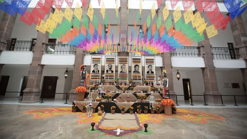 INVITAN A VISITAR EL ALTAR DE MUERTOS EN PALACIO DE GOBIERNO