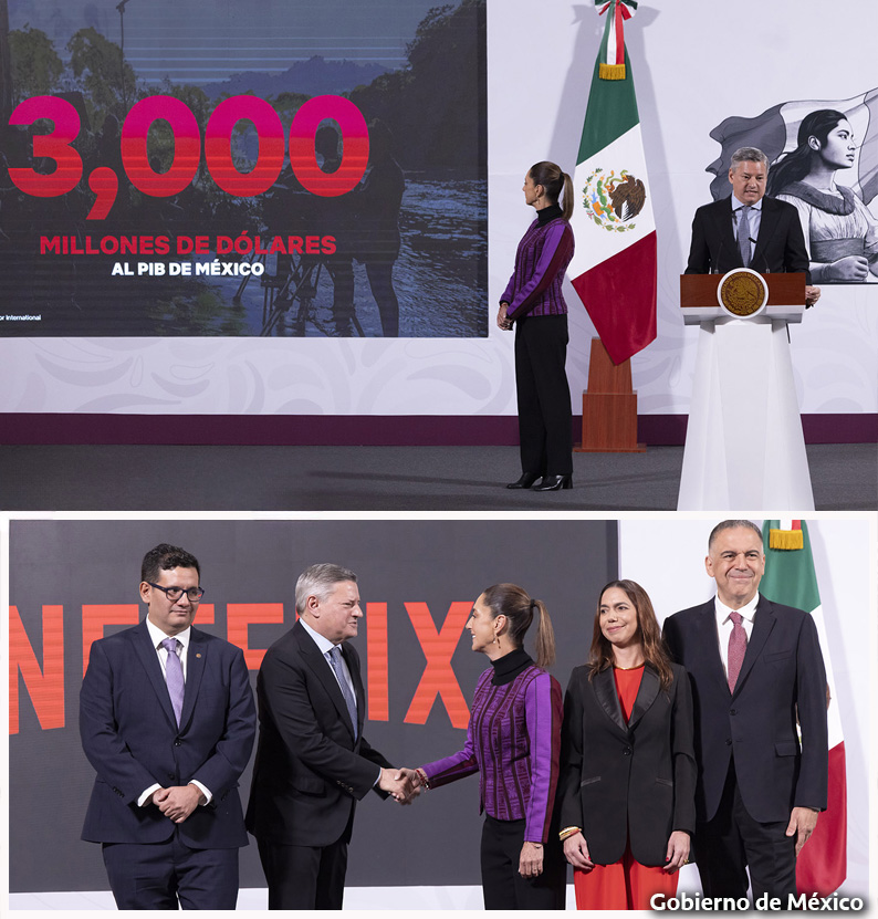 Netflix invertirá mil millones de dólares para producir series y películas en México durante 2025-2028