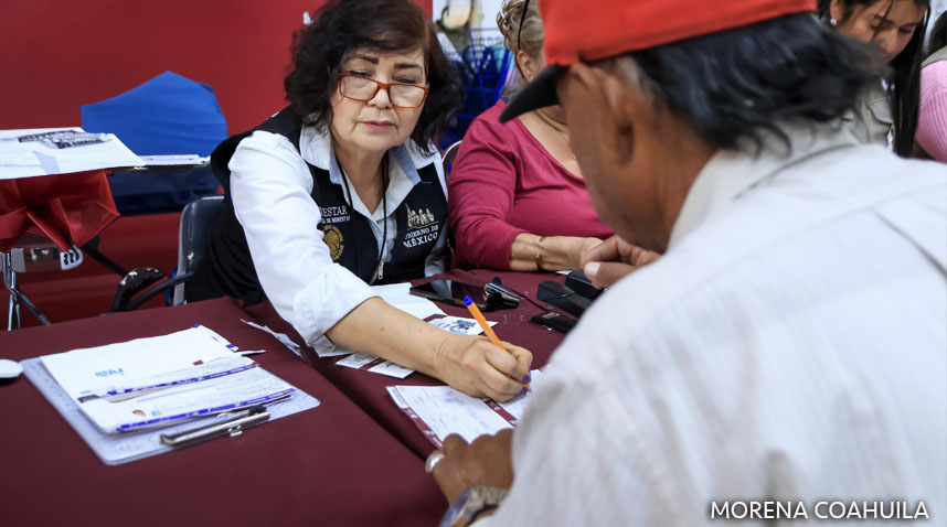 “Continúan los registros para pensión de Adulto Mayor, Mujeres Bienestary Discapacidad”