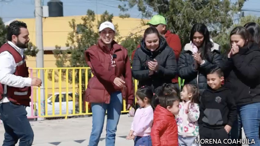 Cecilia Guadiana y Alberto Hurtado siguen trabajando por Saltillo