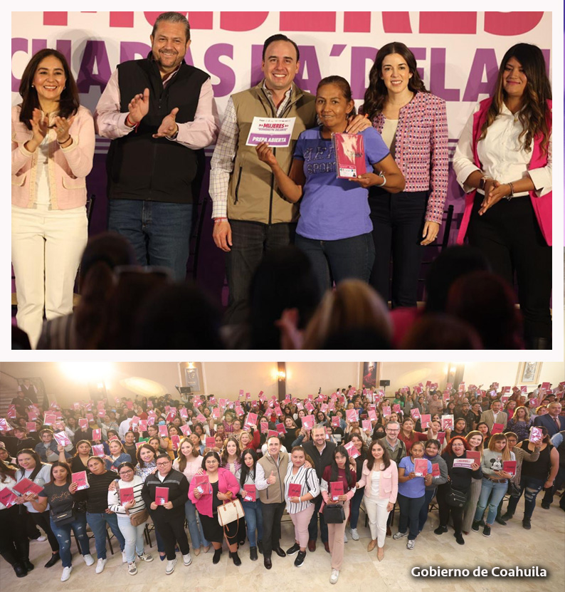 ARRANCAN PAOLA Y MANOLO GRAN PROGRAMA DE PREPA PARA LAS MUJERES DE COAHUILA”