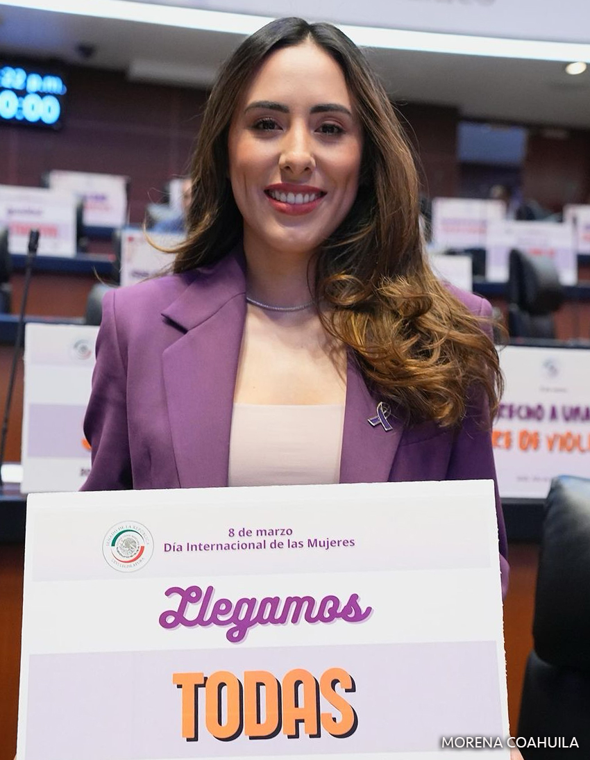 Exhorta Cecy Guadiana al Congreso de Coahuila la homologación del delito de feminicidio conforme al Código Penal Federal.  