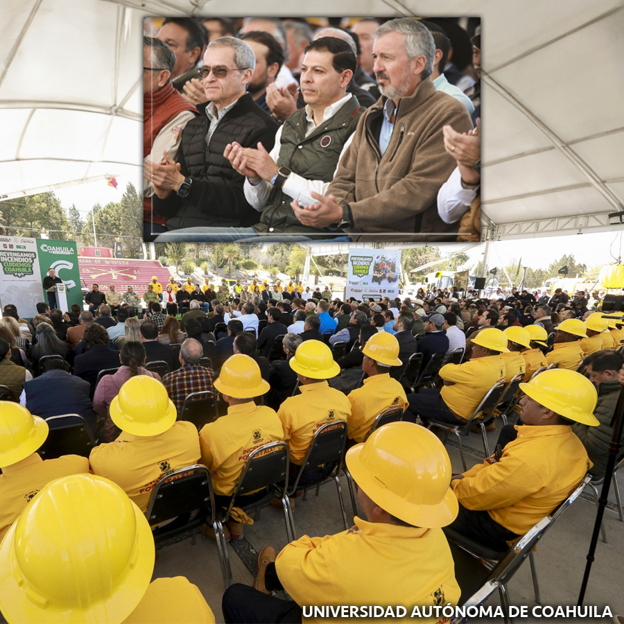 Participa UAdeC en el Inicio de Actividades de la Temporada de Combate de Incendios Forestales 2025