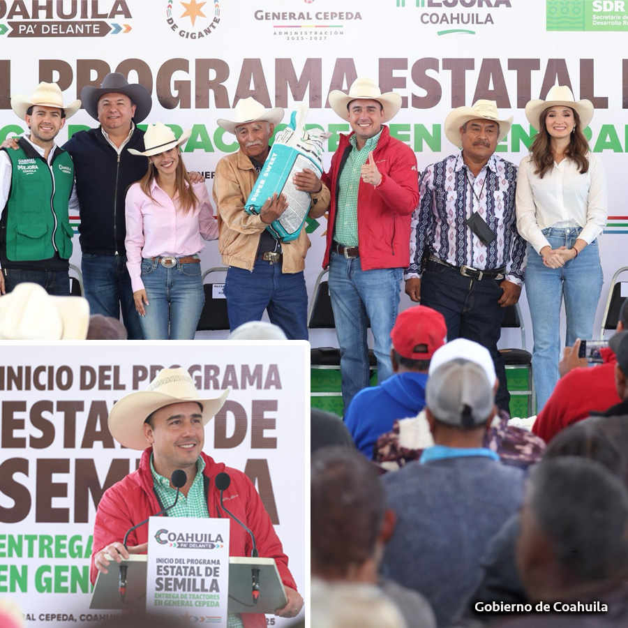 INICIA MANOLO PROGRAMA ESTATAL DE SEMILLA FORRAJERA