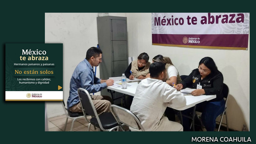 Avanza la estrategia “México te Abraza” en Nueva Rosita Coahuila.